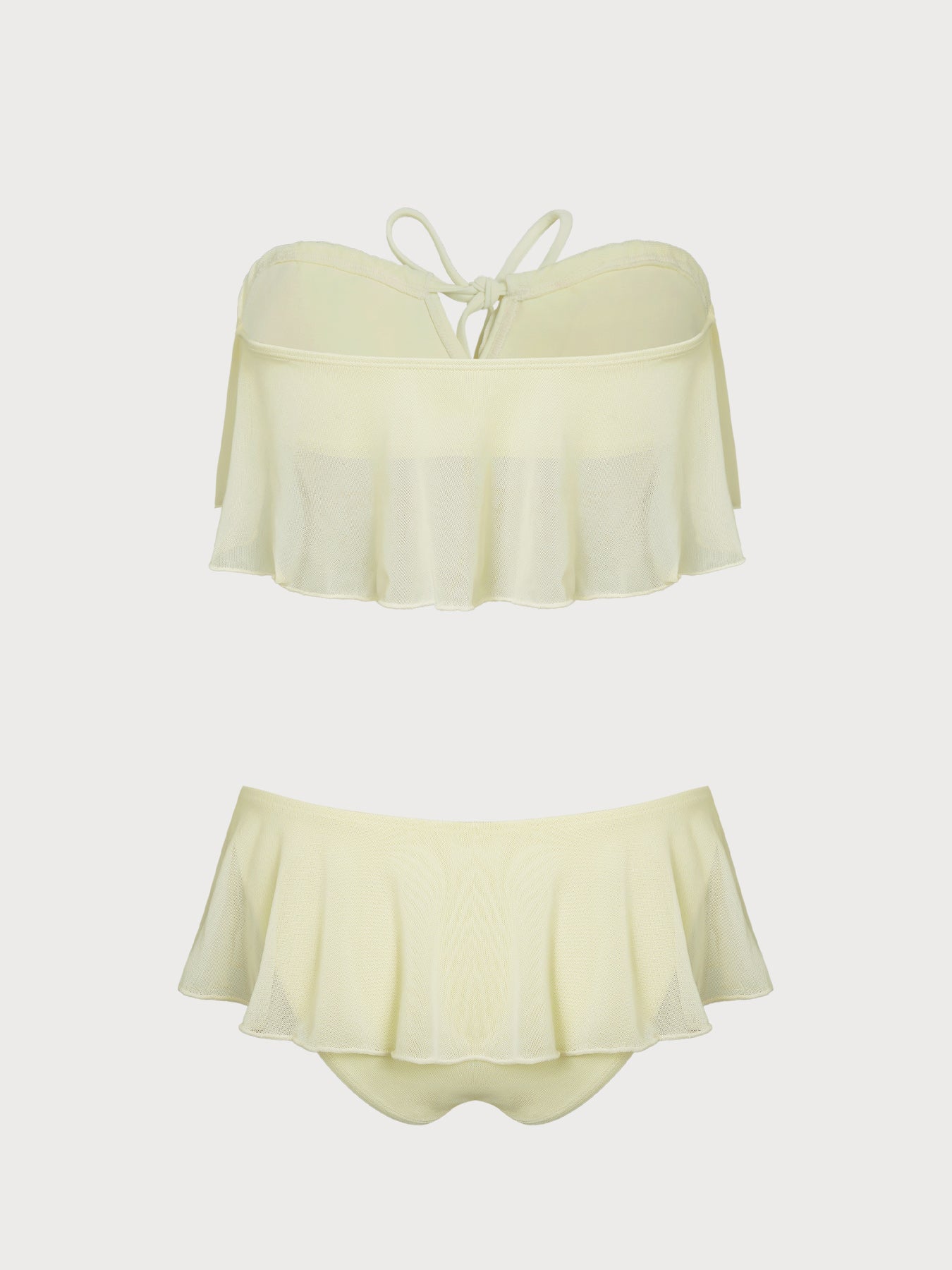 Women's Knitted Polyester Mesh Bikini Set Bikinis - SAMIOLSWIM