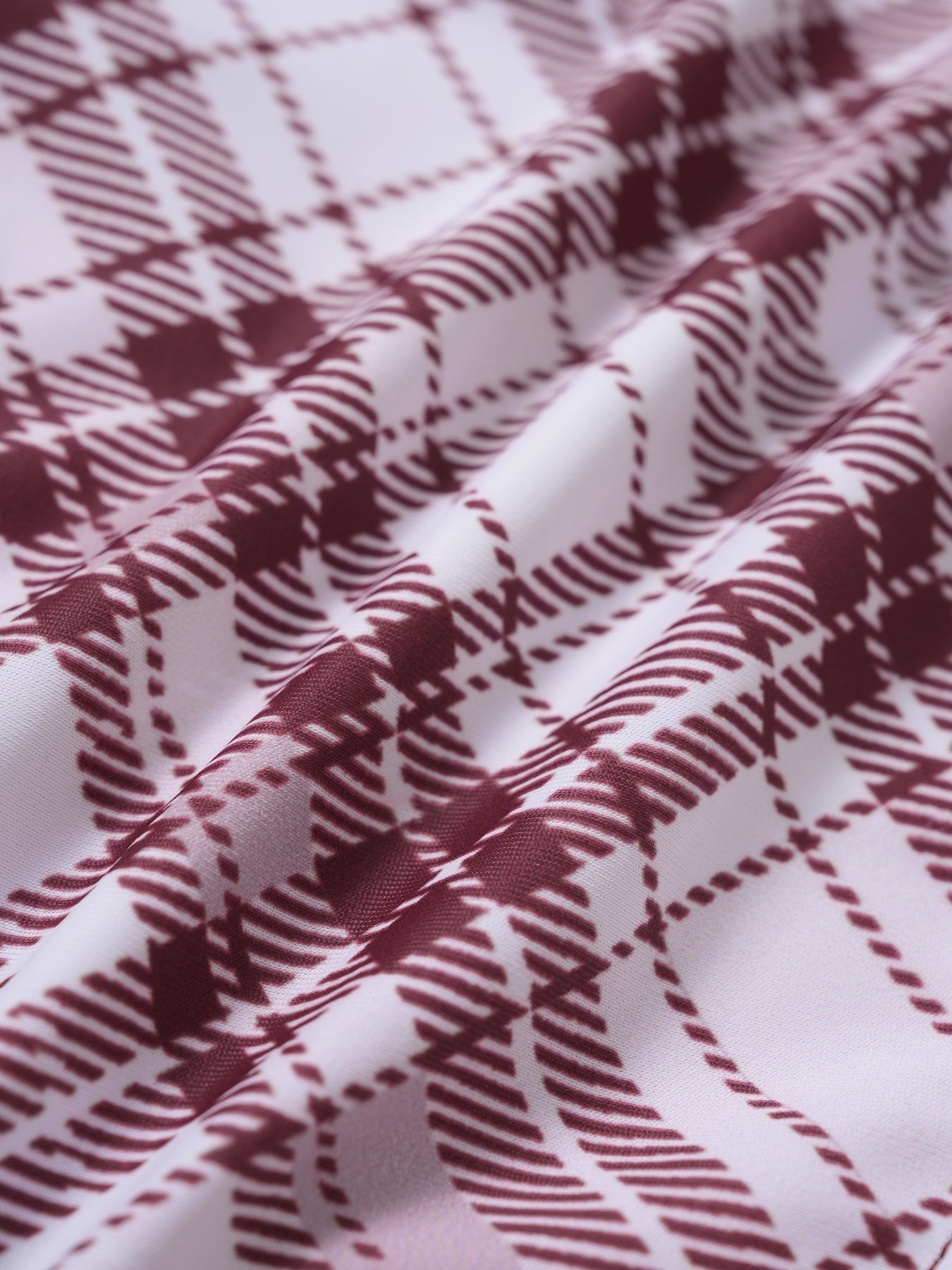 Women's Knitted Polyester Plaid Tankini Suit Tankinis - SAMIOLSWIM