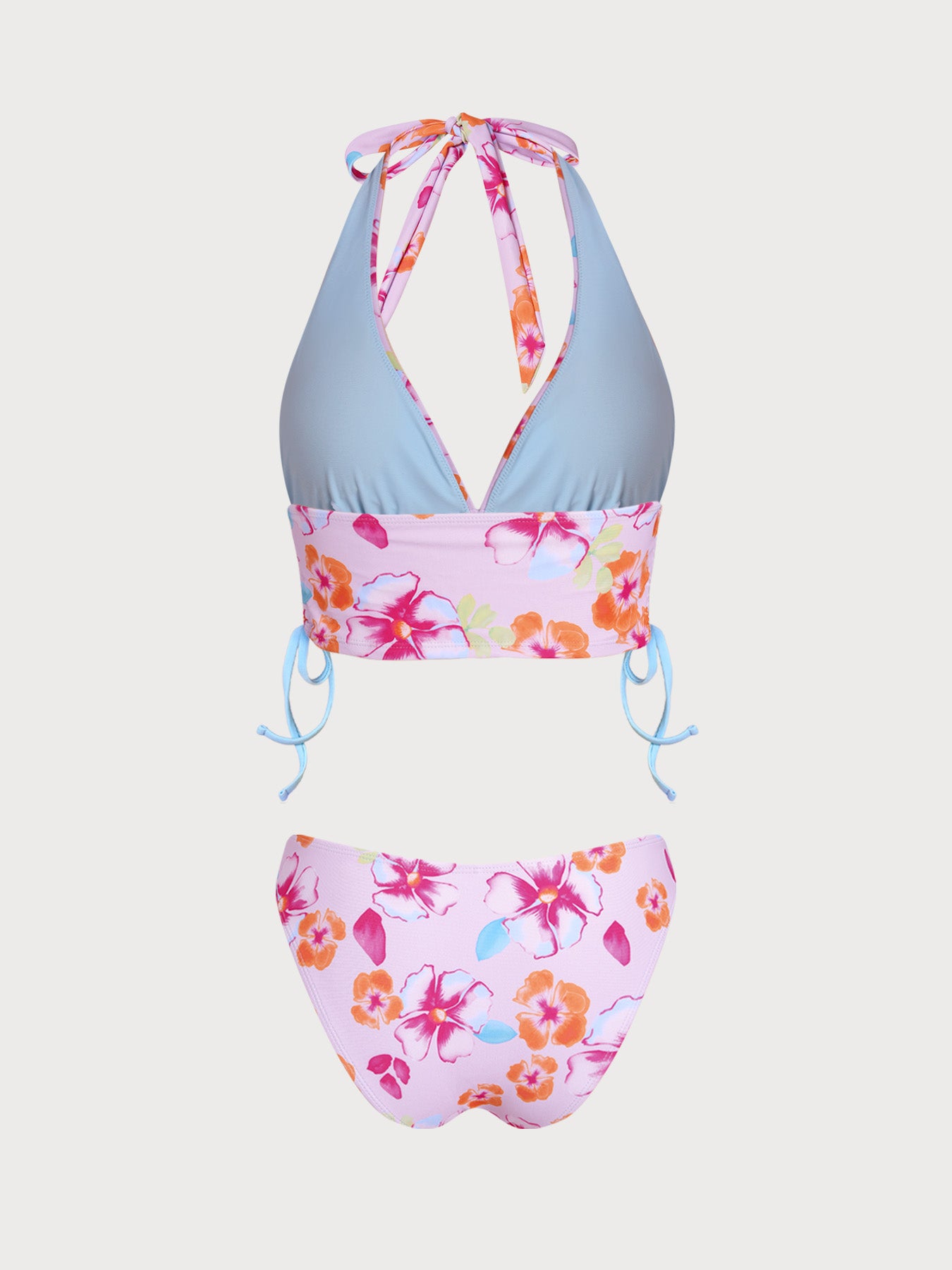 Women's Knitted Polyester Printed Tankini Suit Tankinis - SAMIOLSWIM