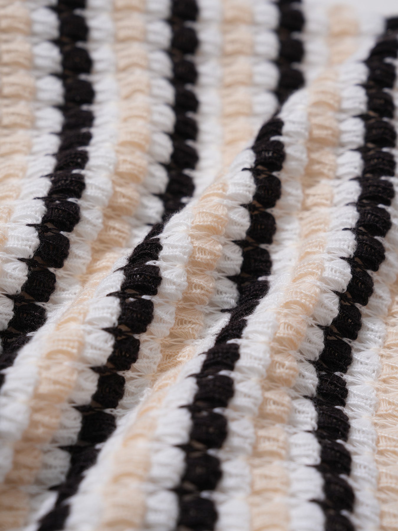 Women's Knitted Polyester Retro Striped Tankini Set Tankinis - SAMIOLSWIM