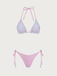 Women's Knitted Polyester Reversible Bikini Set Bikinis - SAMIOLSWIM