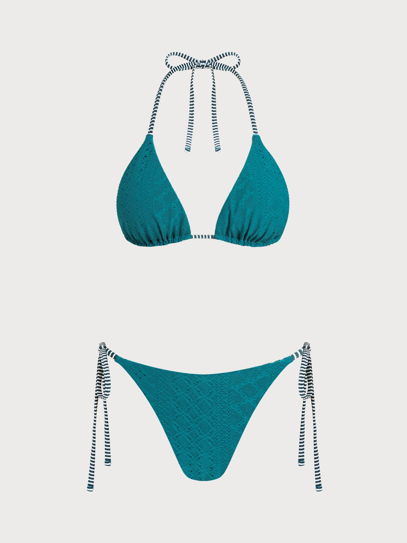 Women's Knitted Polyester Reversible Bikini Set Bikinis - SAMIOLSWIM