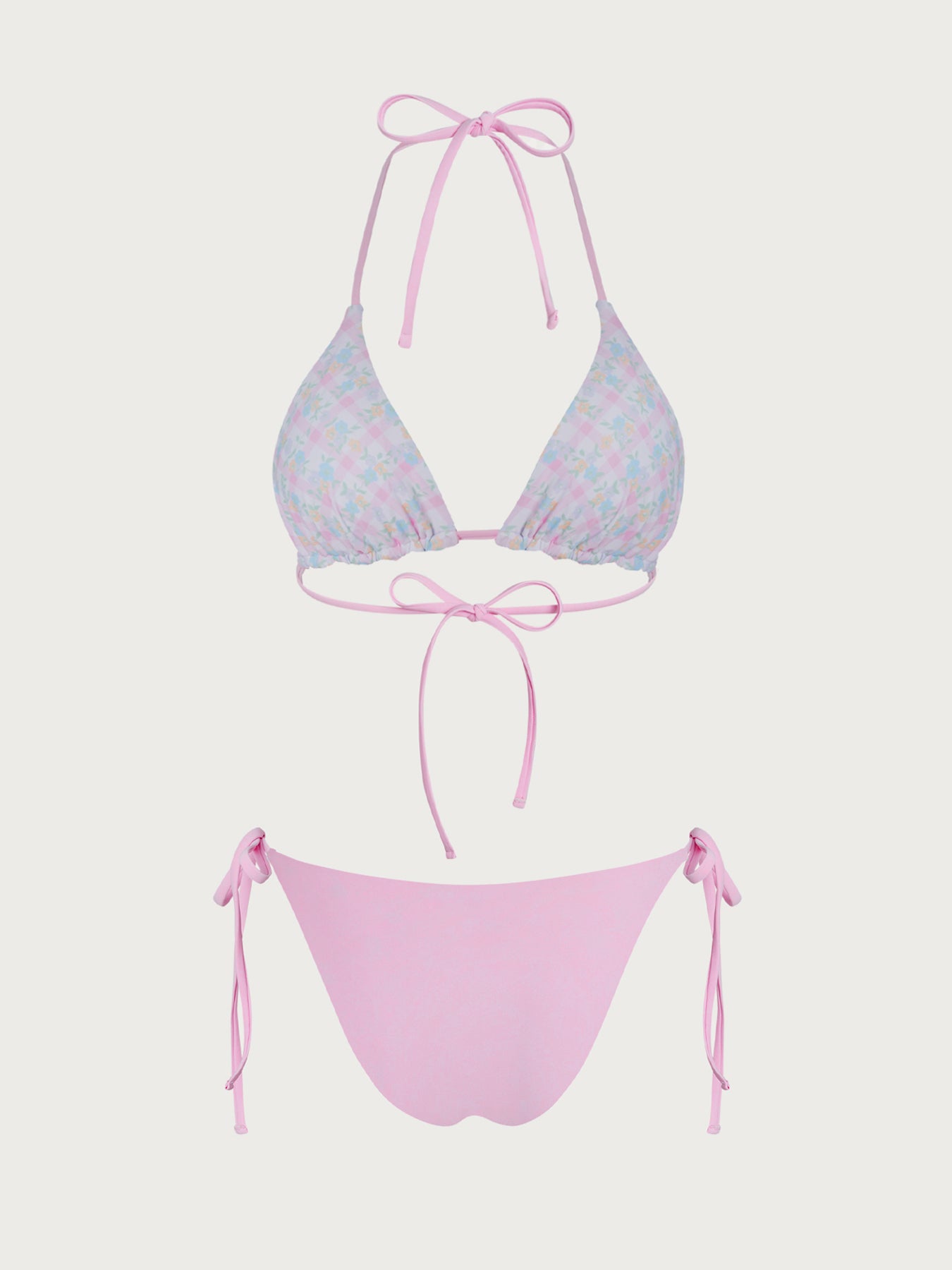 Women's Knitted Polyester Reversible Bikini Set Bikinis - SAMIOLSWIM