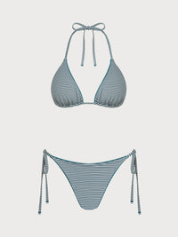 Women's Knitted Polyester Reversible Bikini Set Bikinis - SAMIOLSWIM
