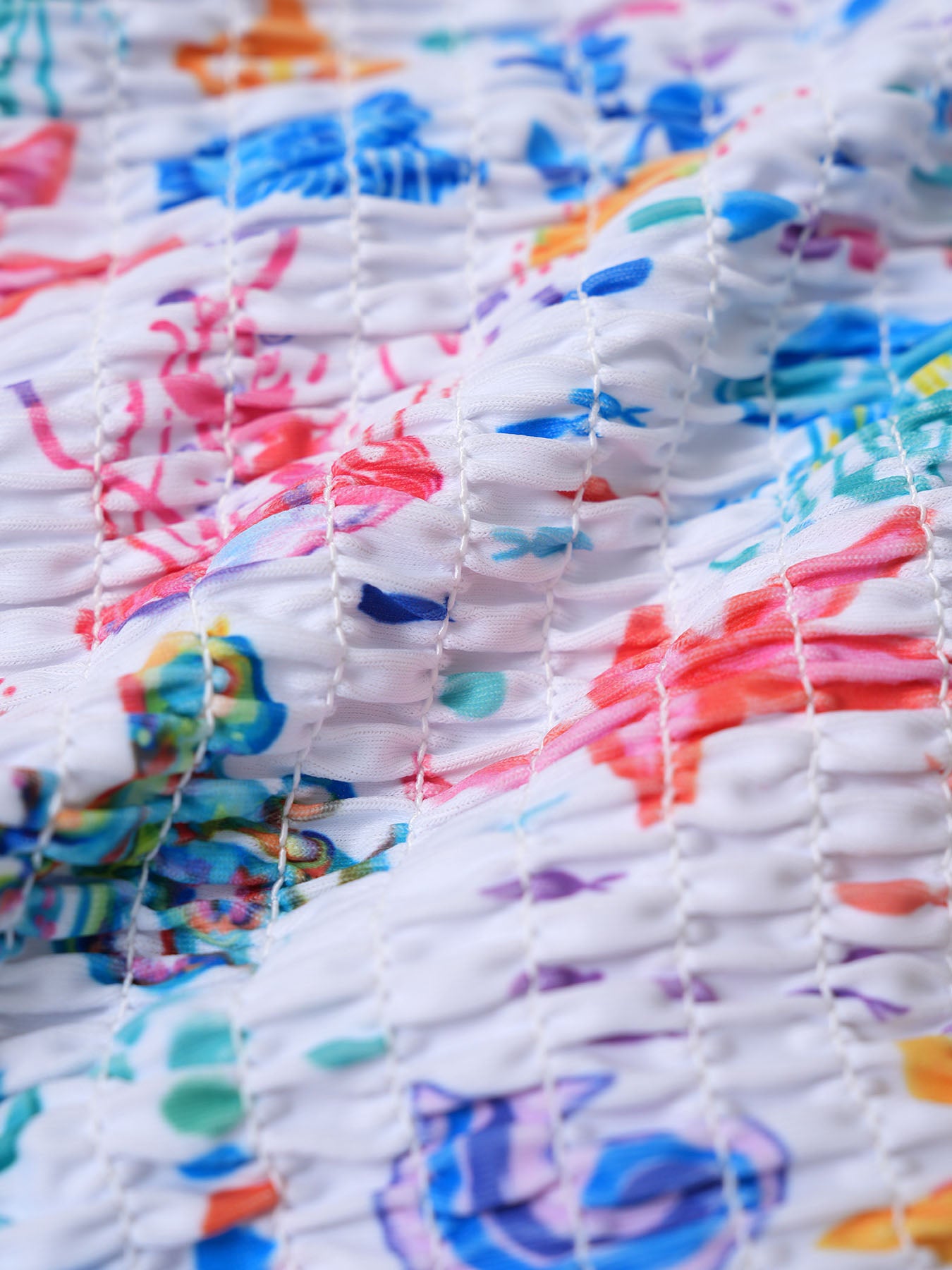 Women's Knitted Polyester Starfish Print Bikini Set Bikinis - SAMIOLSWIM