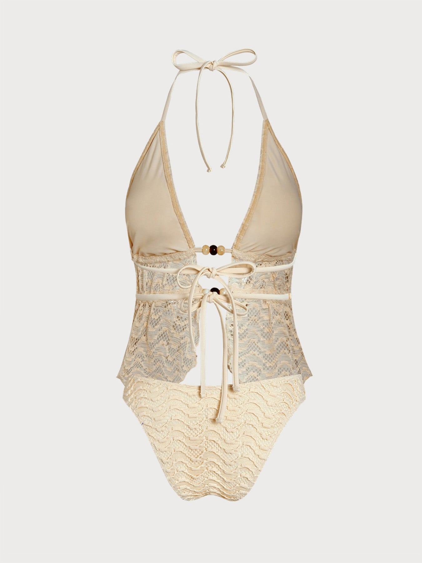 Women's Knitted Polyester Tankini Set Tankinis - SAMIOLSWIM