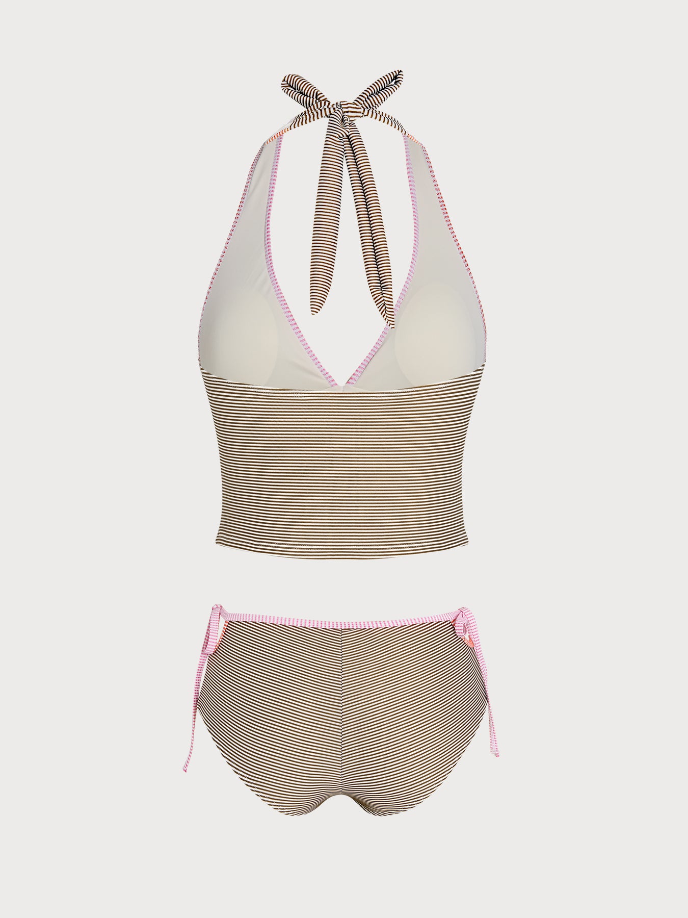 Women's Knitted Polyester Tankini Set Tankinis - SAMIOLSWIM