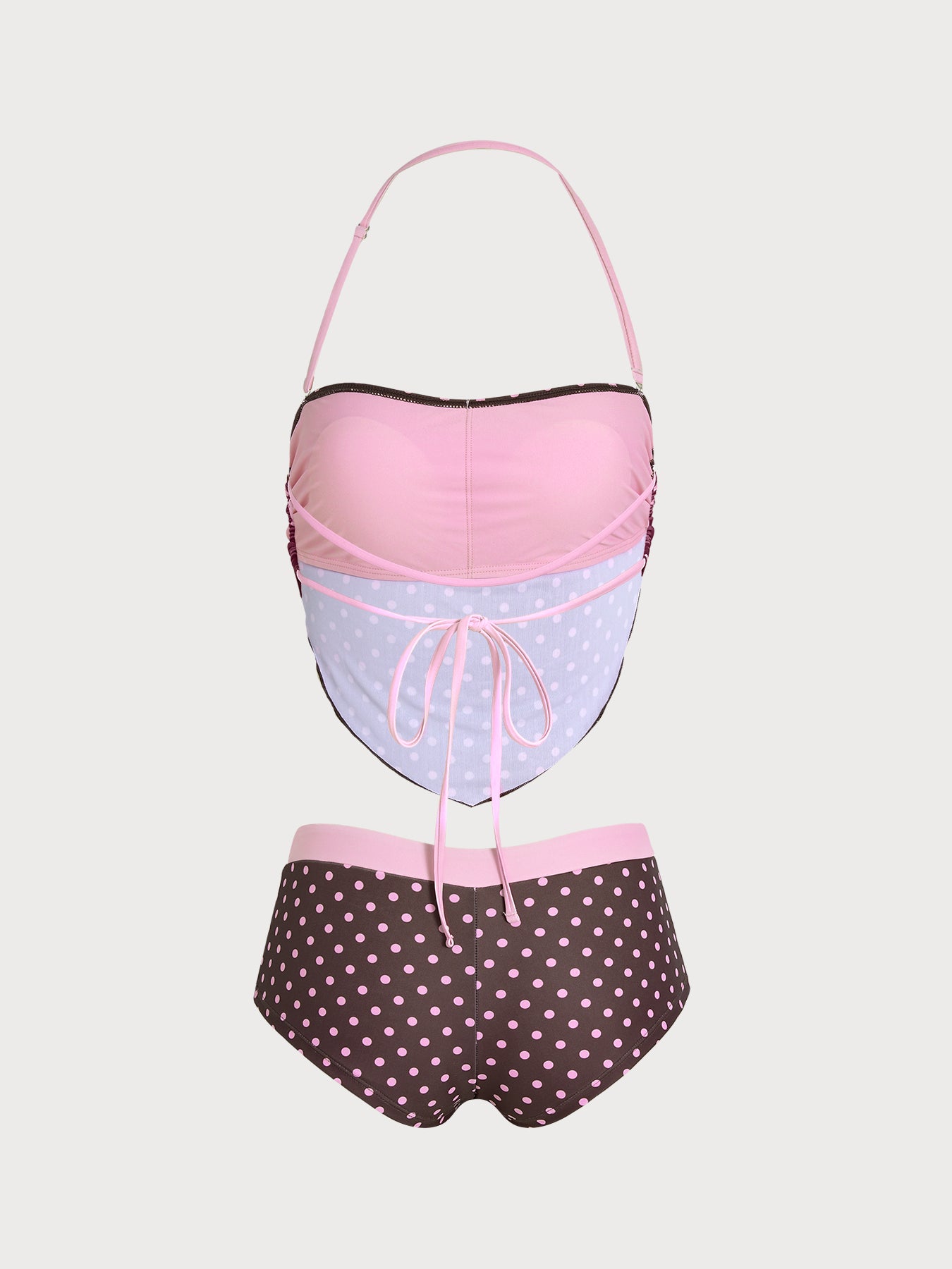 Women's Knitted Polyester Tankini Suit - SAMIOLSWIM - 18