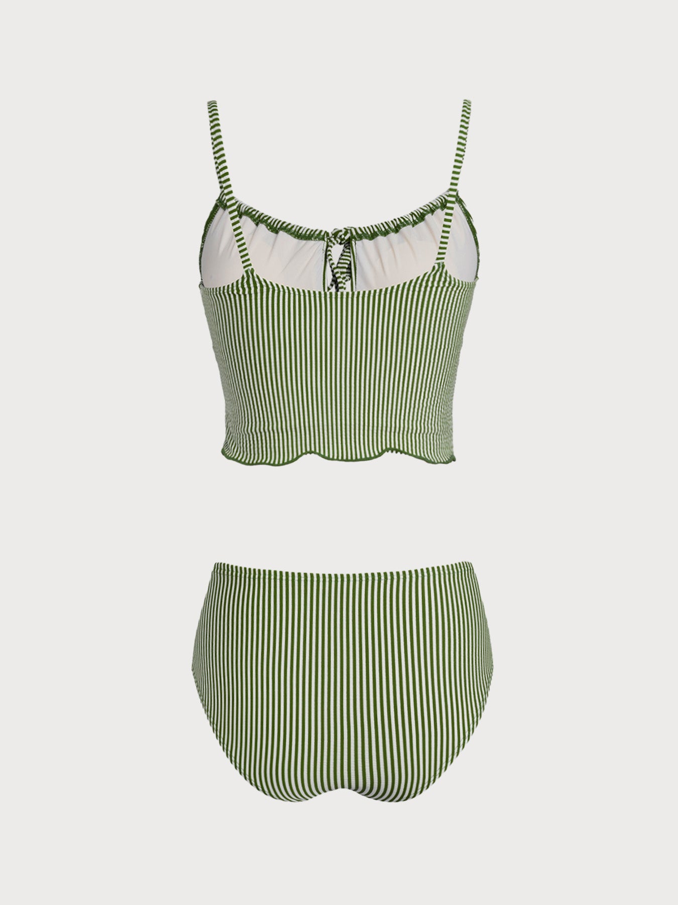 Women's Knitted Polyester Tankini Suit Tankinis - SAMIOLSWIM