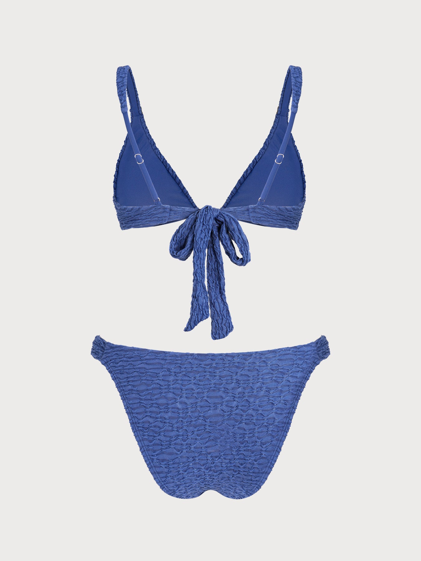 Women's Knitted Polyester Trim Bikini Set Bikinis - SAMIOLSWIM