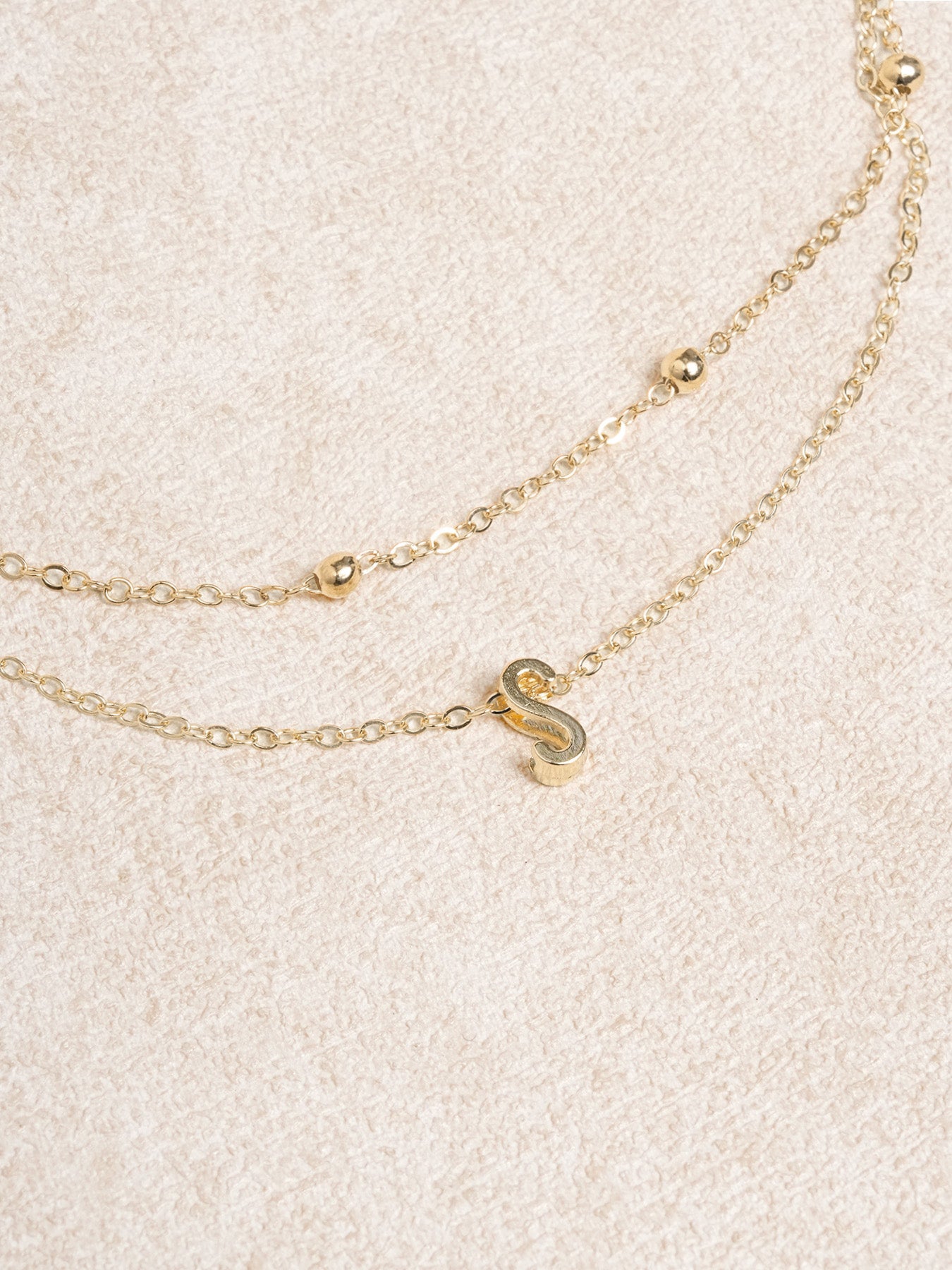 Women's Metal Letter Pendant Necklace Necklaces - SAMIOLSWIM