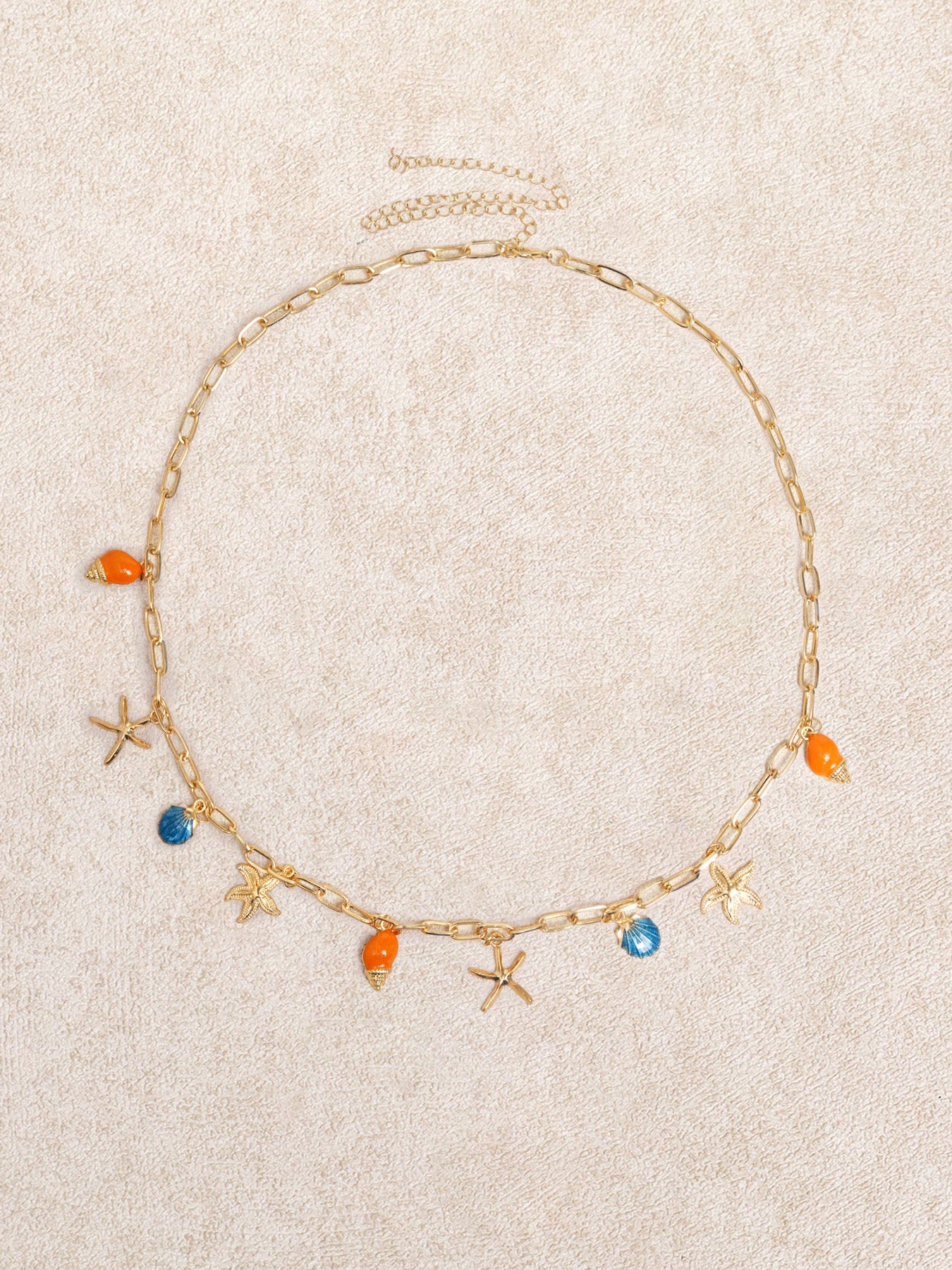 Women's Metal Seashell Starfish Waist Chain Gold Waist chain - SAMIOLSWIM