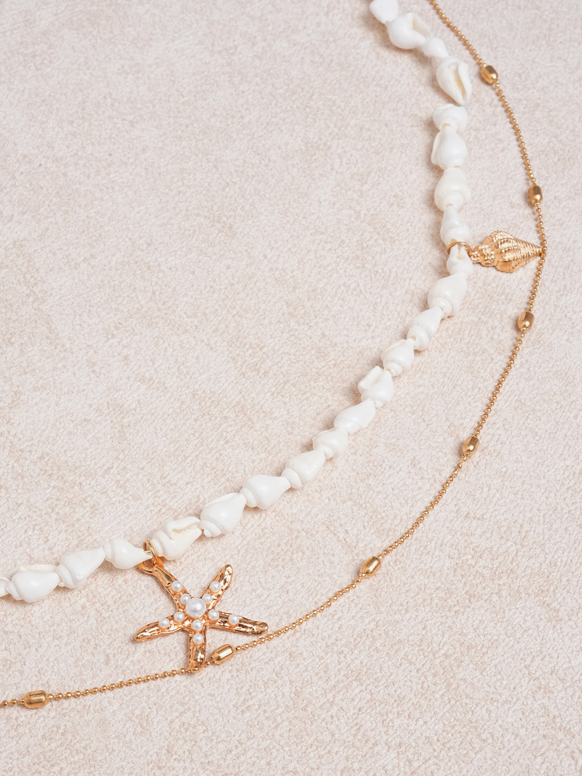 Women's Metal Shell and Conch Waist Chain - SAMIOLSWIM