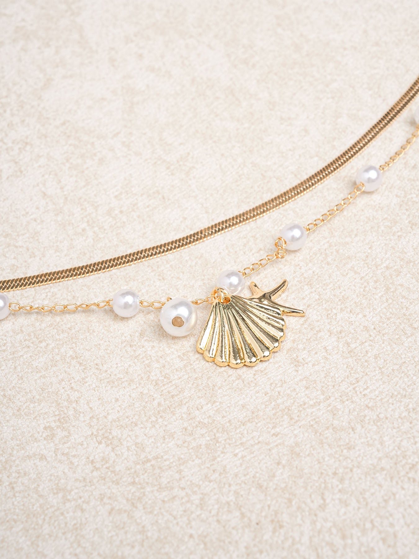Women's Metal Starfish Shell Waist Chain Beach Accessory Beach Accessories - SAMIOLSWIM