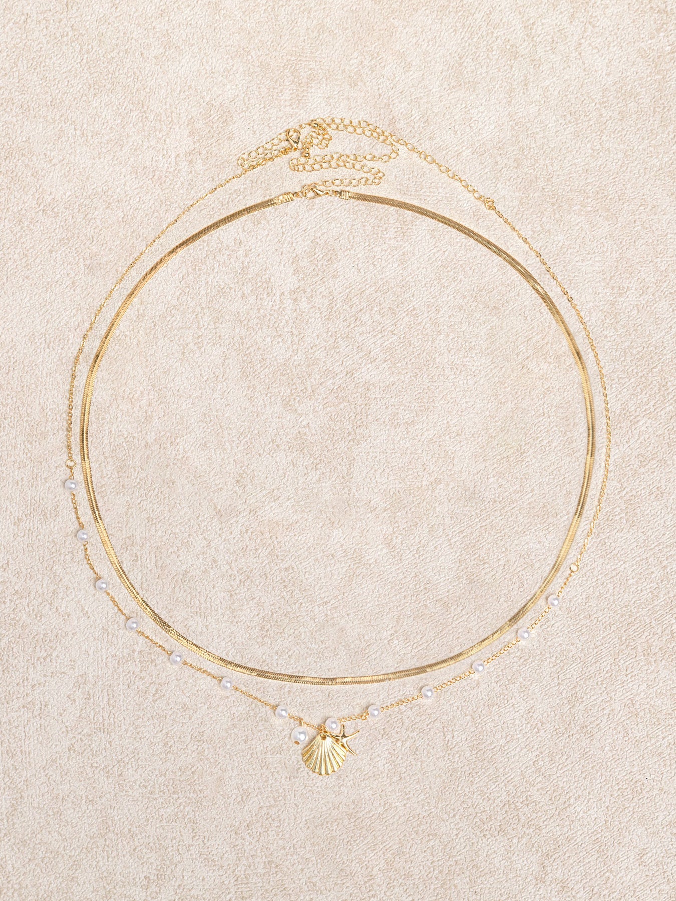 Women's Metal Starfish Shell Waist Chain Beach Accessory Gold Beach Accessories - SAMIOLSWIM