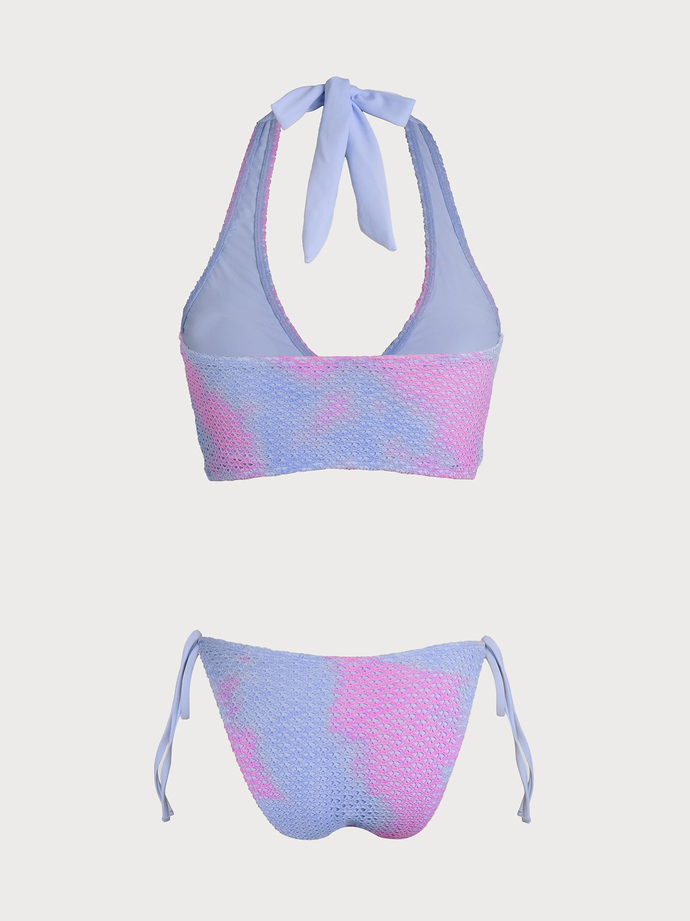 Women's polyester tie-dye butterfly-embellished tankini set Bikinis - SAMIOLSWIM