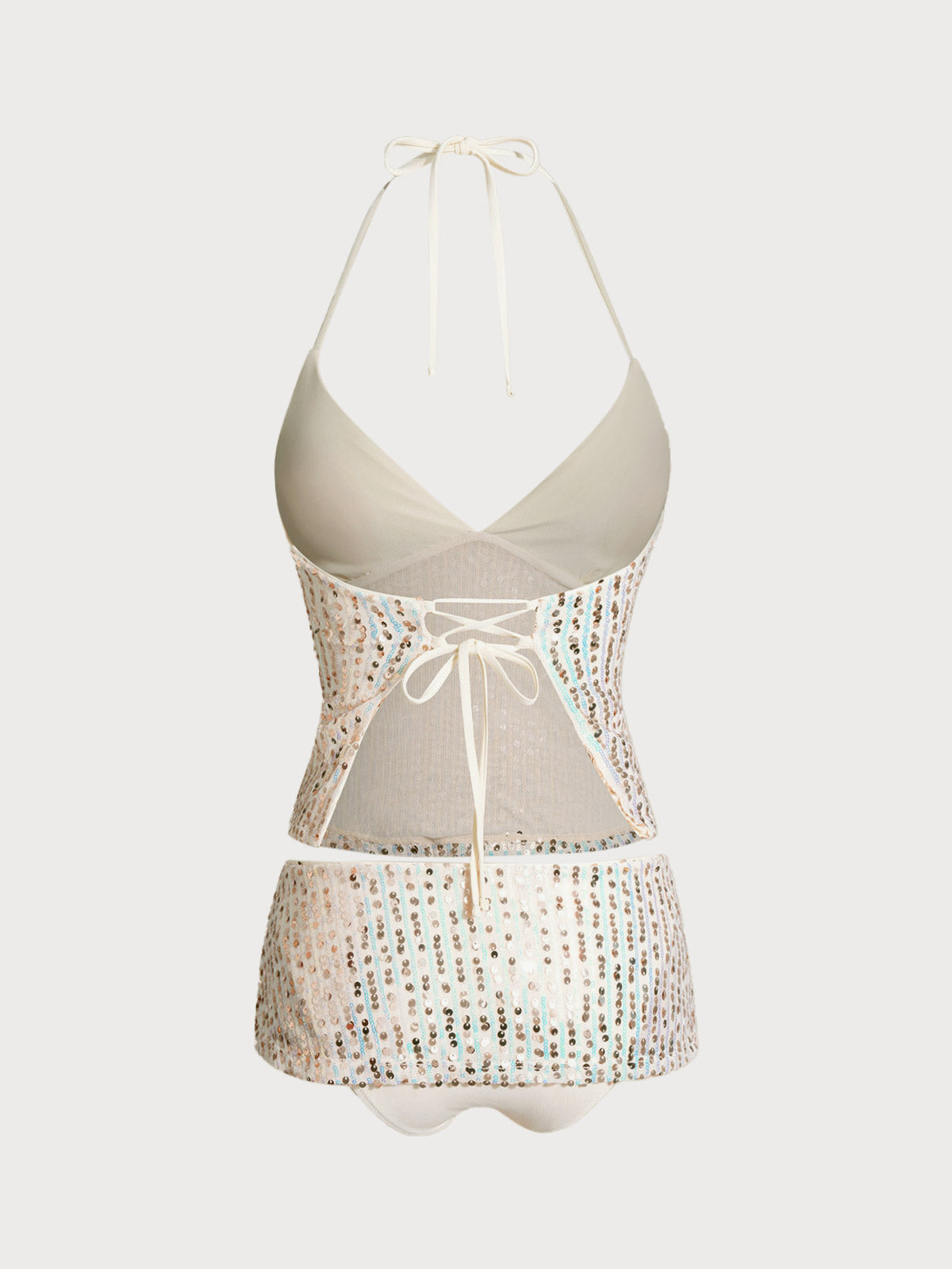 Woven Polyester Tankini Sets Tankinis - SAMIOLSWIM